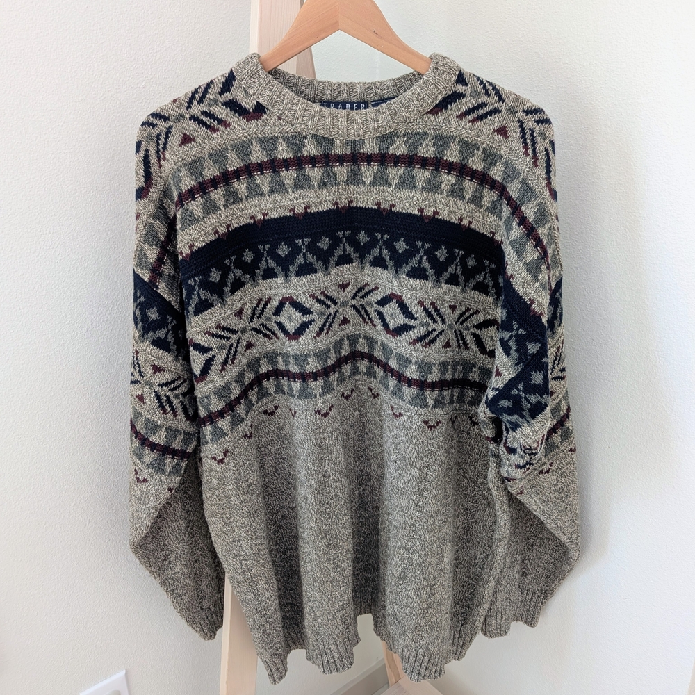 Cozy Patterned Sweater - image 3
